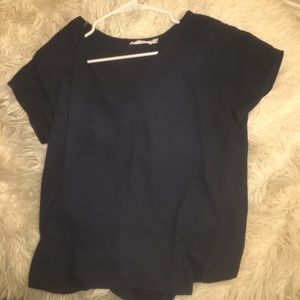 blue short sleeve shirt!!